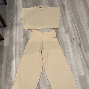 Nasty gal two piece knit set